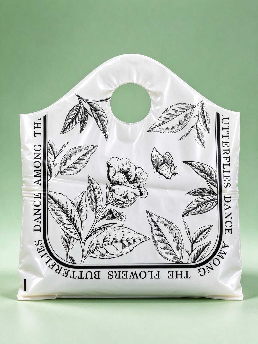 Die-cut Floral Bag — Boutique Retail