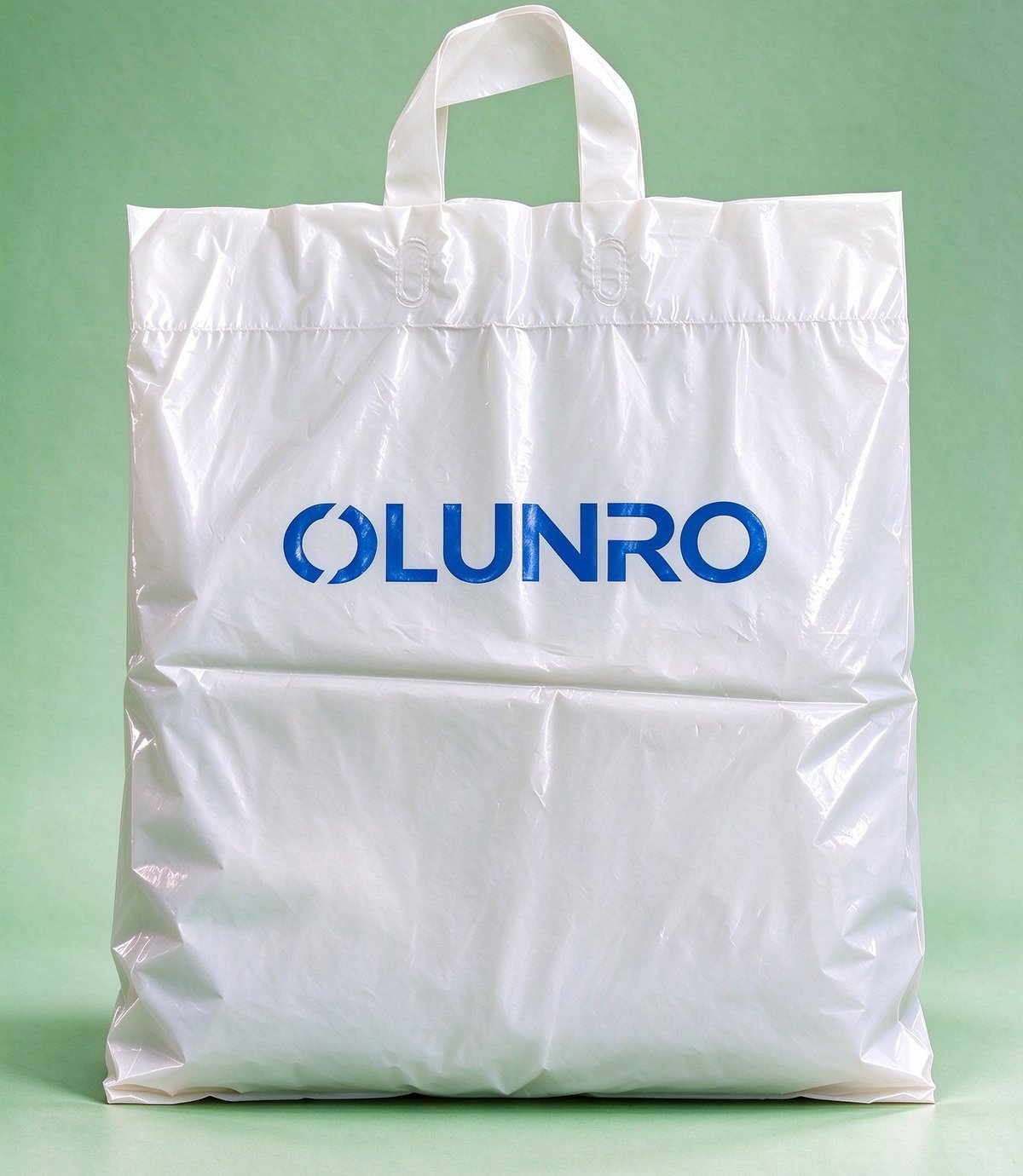 Bolsa de PE (PCR) con asa de lazo suave